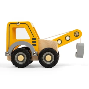 New Mini Crane Truck Wooden Puzzles And Activity Toys | Wooden Toy Cars For Children