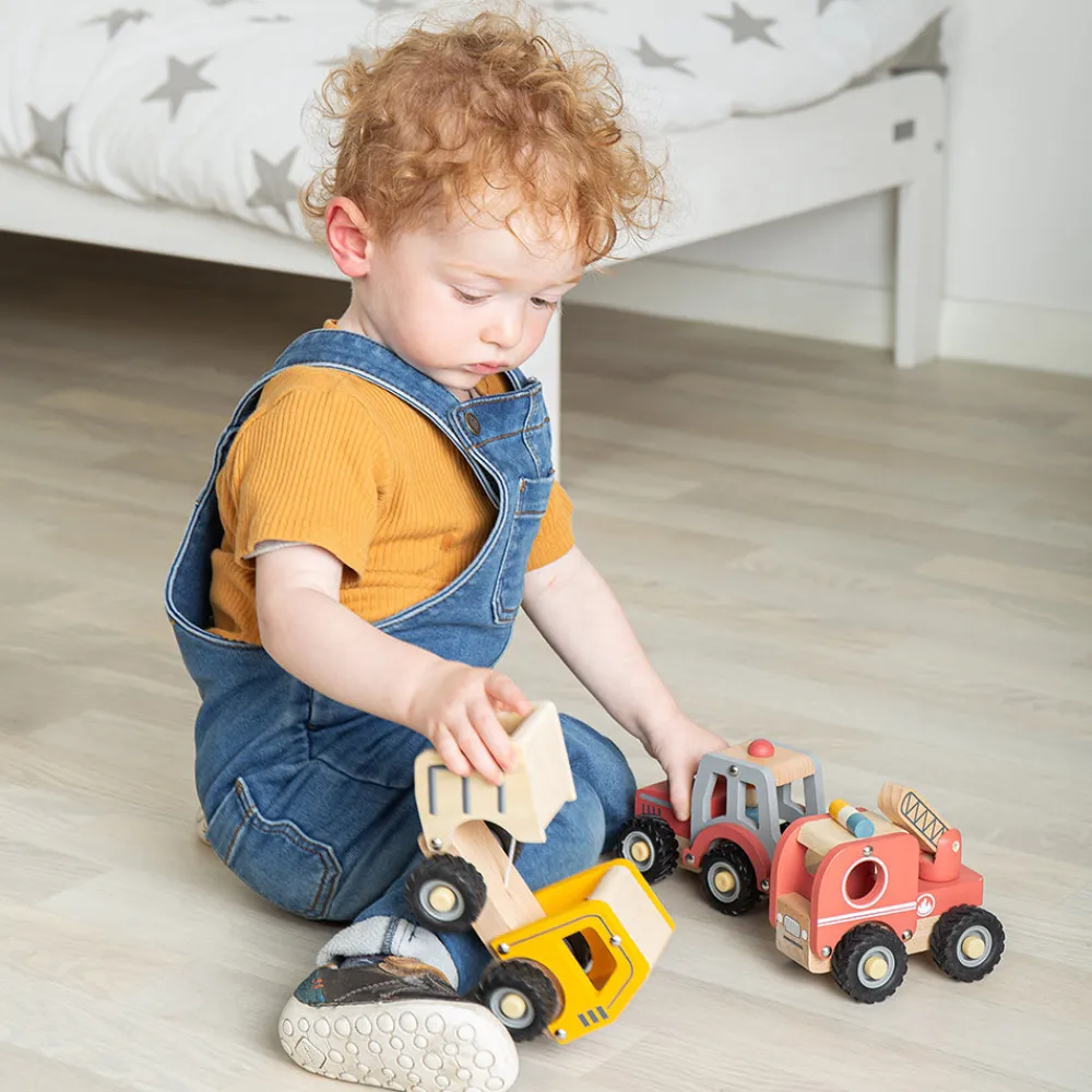 mini_fire_truck_3.webp Discount Mini Fire Truck Wooden Puzzles And Activity Toys | Wooden Toy Cars For Children