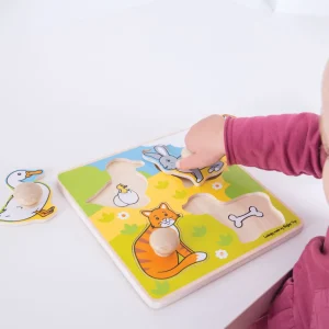 Online My First Peg Puzzle (Pets) Wooden Puzzles And Activity Toys | Children's Wooden Puzzles