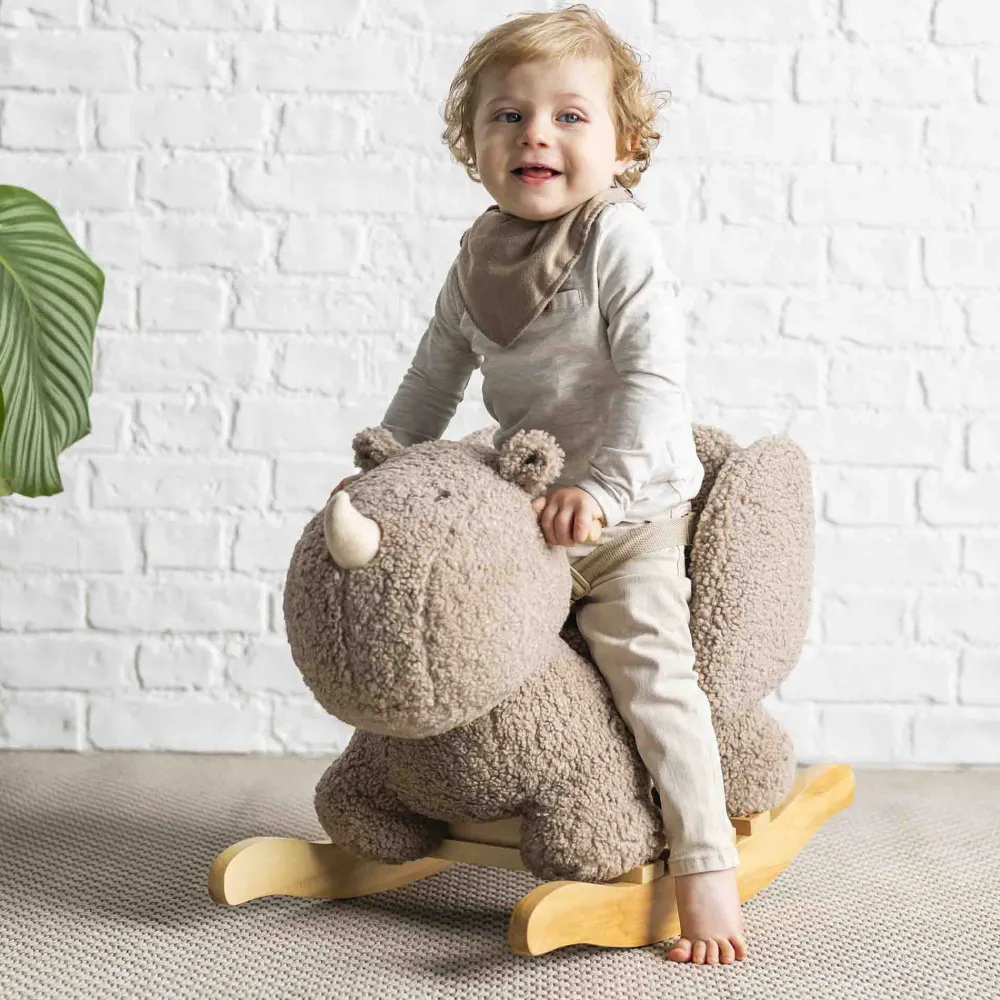 nattou_teddy_rocker__taup_2.webp Outlet Teddy Rocker – Taupe Rhino Kids Kid’s Furniture | Rocking Horses