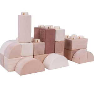 Discount Natural Click Blocks (100 Pieces) Wooden Puzzles And Activity Toys | Montessori Toys