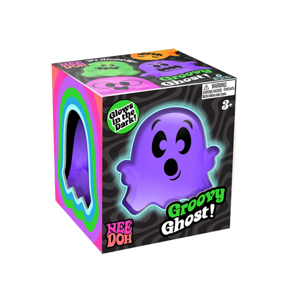 needoh_groovy_ghost_1.webp Sale NeeDoh Groovy Ghost Montessori Toys | Activity Toys & Games