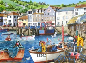 Discount No.12 – Busy Harbour – 1000 Piece Jigsaw Puzzle Children's Wooden Puzzles