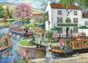 Best No.6 – By The Canal – 1000 Piece Jigsaw Puzzle Children's Wooden Puzzles