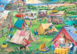Sale No.10 – Camping – 1000 Piece Jigsaw Puzzle Children's Wooden Puzzles