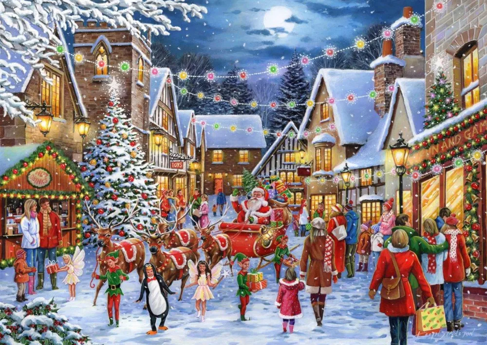 no__christmas_parade___pi_0.webp Hot No.17 – Christmas Parade – 1000 Piece Jigsaw Puzzle Children's Wooden Puzzles