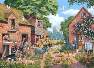 Hot No.24 – Farm Focus – 1000 Piece Jigsaw Puzzle Children's Wooden Puzzles
