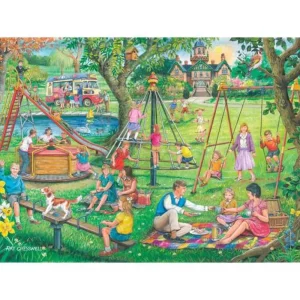Best No.8 – Park & Rides – 1000 Piece Jigsaw Puzzle Children's Wooden Puzzles