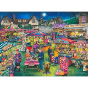 Fashion No.13 – Village Fayre – 1000 Piece Jigsaw Puzzle Children's Wooden Puzzles