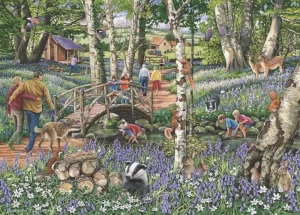 Fashion No.18 – Walk In The Woods – 1000 Piece Jigsaw Puzzle Children's Wooden Puzzles