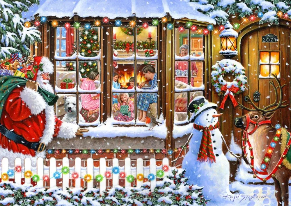 no__with_love_from_santa__0.webp Best No.16 – With Love From Santa – 1000 Piece Jigsaw Puzzle Children's Wooden Puzzles