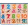Hot Number and Colour Matching Puzzle Wooden Puzzles And Activity Toys | Children's Wooden Puzzles