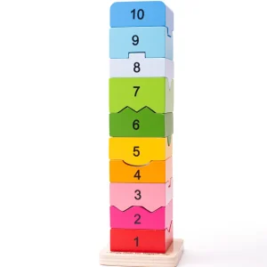 Best Number Tower Wooden Puzzles And Activity Toys | Traditional Wooden Toys