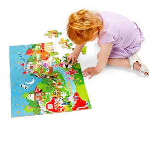 Best Nursery Rhyme Floor Puzzle (48pc) Wooden Puzzles And Activity Toys | Children's Wooden Puzzles