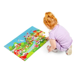 Best Nursery Rhyme Floor Puzzle (48pc) Wooden Puzzles And Activity Toys | Children's Wooden Puzzles