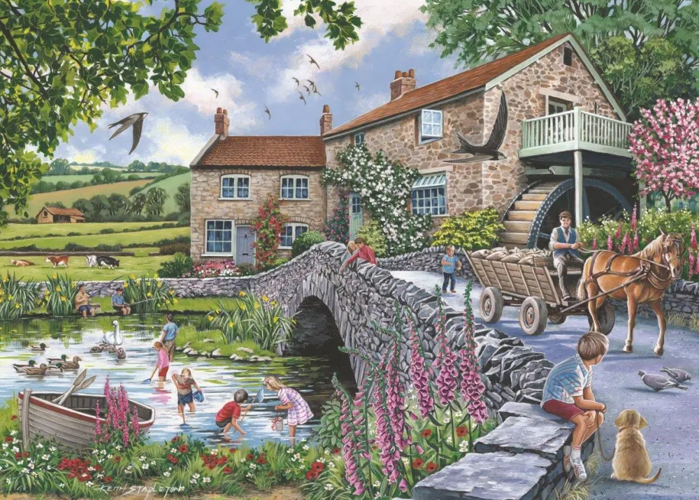 old_mill___piece_jigsaw_p_0.webp Discount Old Mill – 1000 Piece Jigsaw Puzzle Children's Wooden Puzzles