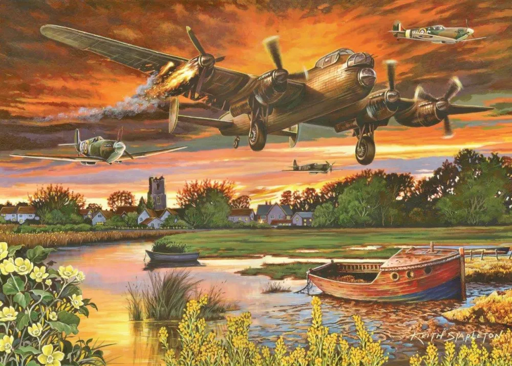on_a_wing__a_prayer___pie_0.webp Discount On A Wing & A Prayer – 1000 Piece Jigsaw Puzzle Children's Wooden Puzzles