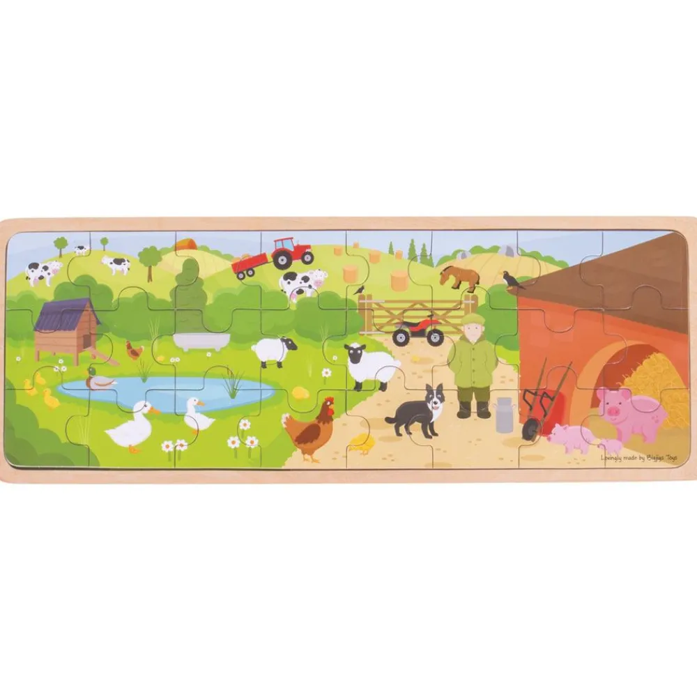 on_the_farm_puzzle_0.webp Outlet On The Farm Puzzle Wooden Puzzles And Activity Toys | Children's Wooden Puzzles
