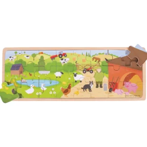 Outlet On The Farm Puzzle Wooden Puzzles And Activity Toys | Children's Wooden Puzzles