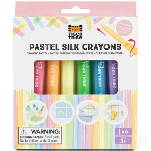 Fashion Pastel Silk Crayons Kids Arts And Crafts Sets For Kids