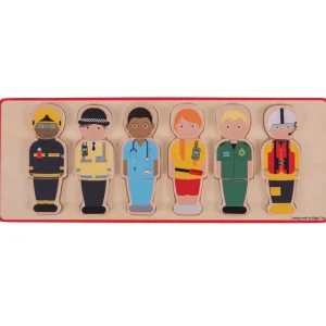 Outlet People Who Help Us Puzzle Wooden Puzzles And Activity Toys | Children's Wooden Puzzles