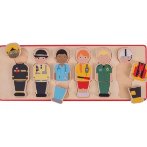 Outlet People Who Help Us Puzzle Wooden Puzzles And Activity Toys | Children's Wooden Puzzles