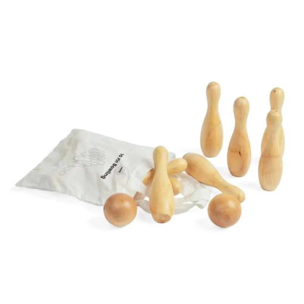 pin_bowling_set_2.webp Outlet 10 Pin Bowling Set Activity Toys & Games | Traditional Wooden Games