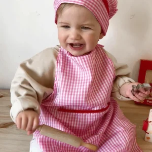 Outlet Pink Chef’s Set Wooden Toy Food Sets
