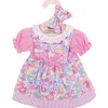 Clearance Pink Floral Dress (for Size Large Dolls) Soft Rag Dolls | Soft Toys