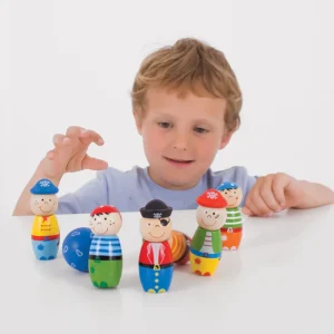 Sale Pirate Skittles Wooden Puzzles And Activity Toys | Activity Toys & Games