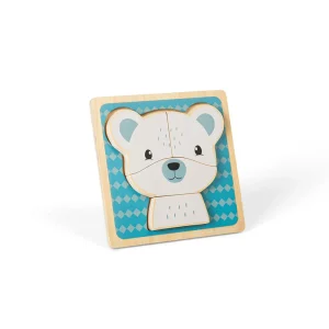 Outlet Polar Bear Chunky Puzzle Wooden Puzzles And Activity Toys | Children's Wooden Puzzles