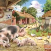 Fashion Poppy’s Piglets – BIG 500 Piece Jigsaw Puzzle Children's Wooden Puzzles