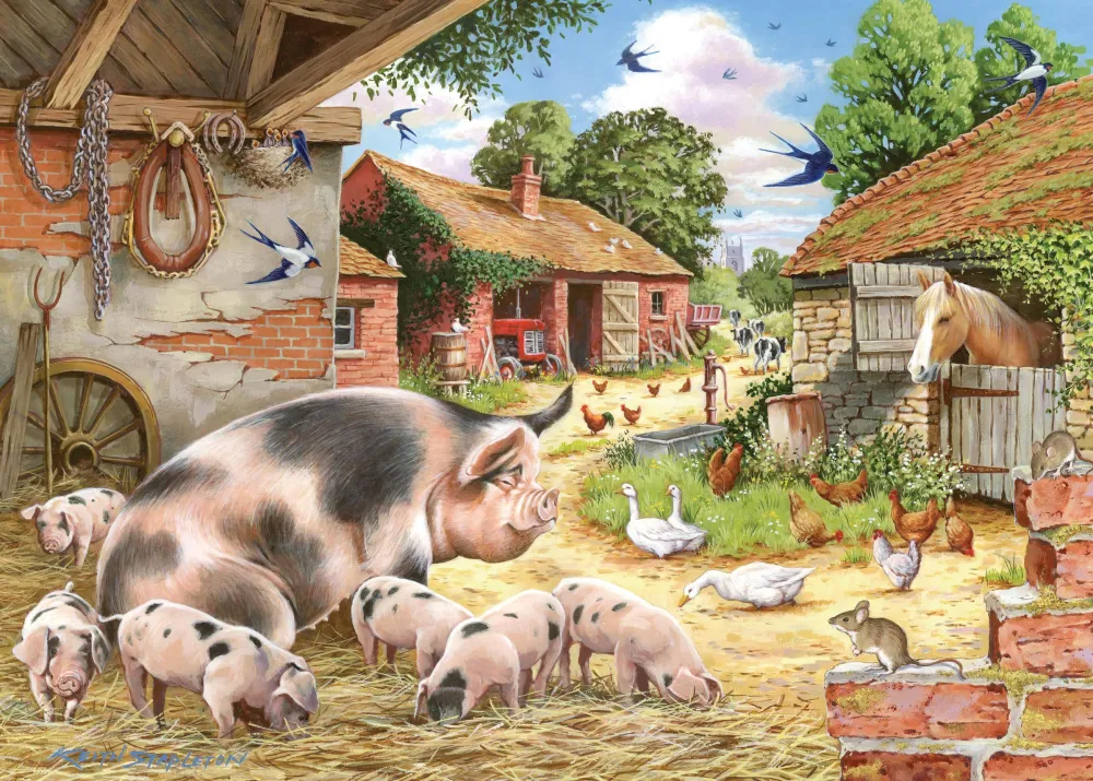 poppys_piglets__big__piec_0.webp Fashion Poppy’s Piglets – BIG 500 Piece Jigsaw Puzzle Children's Wooden Puzzles