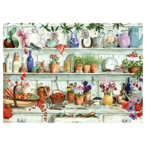 Outlet Posies & Produce 1000 Piece Puzzle Children's Wooden Puzzles