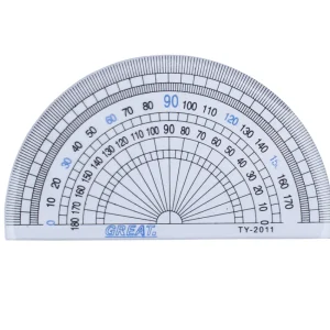 Sale Protractor 10cm Pack of 10 Traditional Wooden Toys | Gifts For 5 Yr Olds