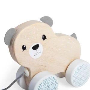 Sale Pull Along Bear Wooden Push And Pull Along Toys