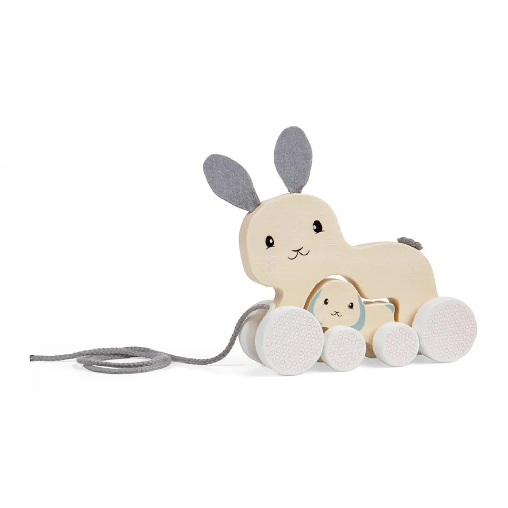 pull_along_bunny_and_baby_2.webp Sale Pull Along Bunny and Baby Wooden Push And Pull Along Toys