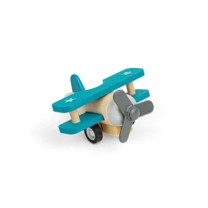 Hot Pull Back Bi-Planes – Red, Blue (Pack of 2) Traditional Wooden Toys | Wooden Push And Pull Along Toys