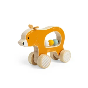 Fashion Push Along Bear Wooden Push And Pull Along Toys