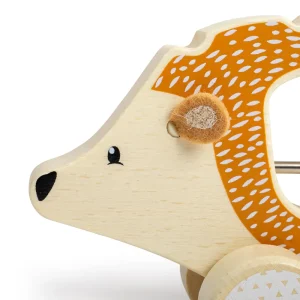 Online Push Along Hedgehog Wooden Push And Pull Along Toys