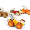 Fashion Push Along Woodland Race Car by Wooden Push And Pull Along Toys | Activity Toys & Games