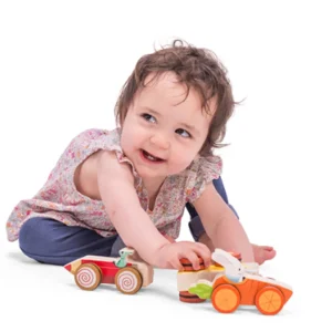 Fashion Push Along Woodland Race Car by Wooden Push And Pull Along Toys | Activity Toys & Games