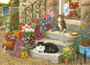 Discount Puss ‘N’ Boots – BIG 500 Piece Jigsaw Puzzle Children's Wooden Puzzles
