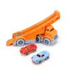 Hot Racing Truck with 2 Race Cars Wooden Toy Cars For Children