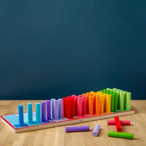 Fashion Rainbow Counting Sticks Kids Kids Learning Numbers And Letter