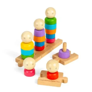 Outlet Rainbow Family Wooden Puzzles And Activity Toys | Traditional Wooden Toys