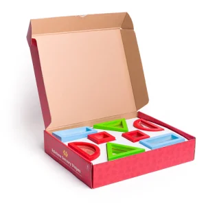 Hot Rainbow Sensory Shapes Wooden Puzzles And Activity Toys | Traditional Wooden Toys