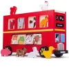 Fashion Red Bus Sorter Wooden Animal Toys | Traditional Wooden Toys