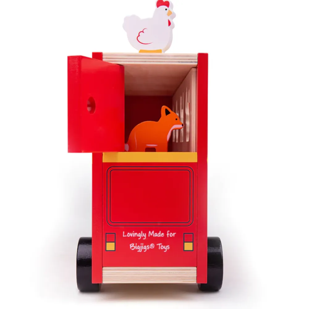 red_bus_sorter_3.webp Fashion Red Bus Sorter Wooden Animal Toys | Traditional Wooden Toys