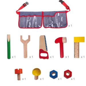 Sale Red Tool Belt Toy Tool Sets | Toys For 4 Year Olds